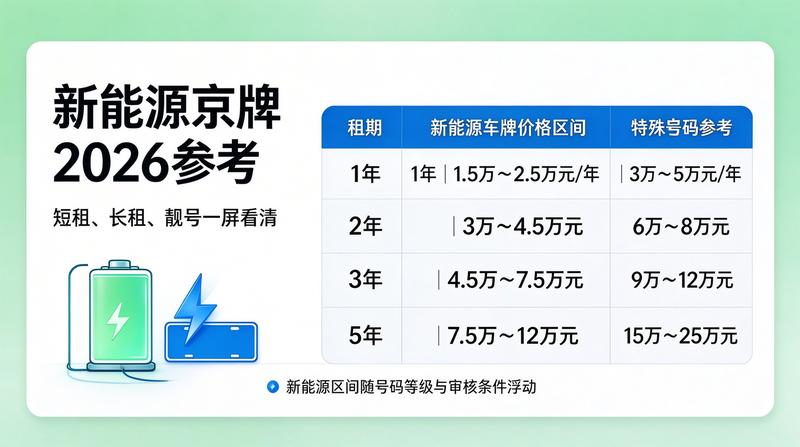 京牌办理流程注意事项